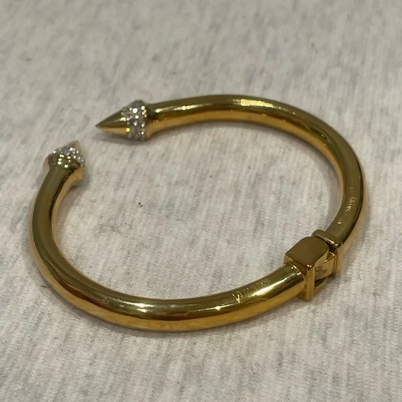 Vita Fede mini titan Gold Bracelet with Silver Accents - Picture 3 of 4